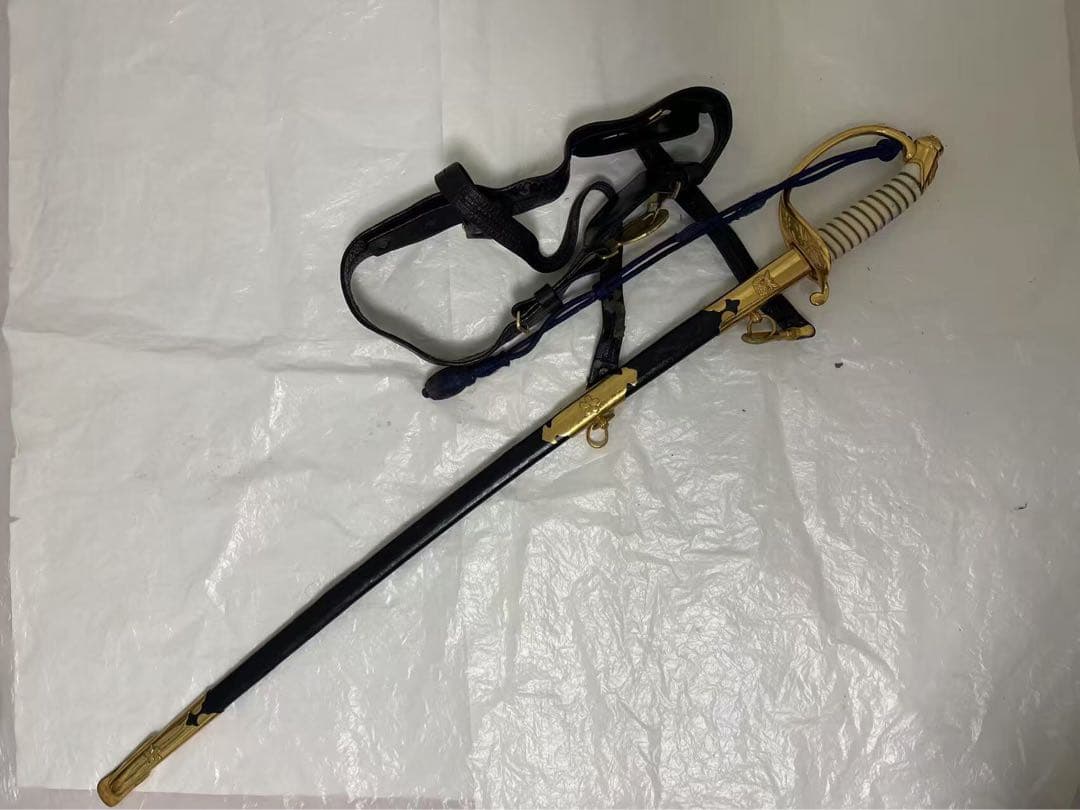 旧日本軍　模造刀　 軍刀　サーベル　 指揮刀 剣帯セット