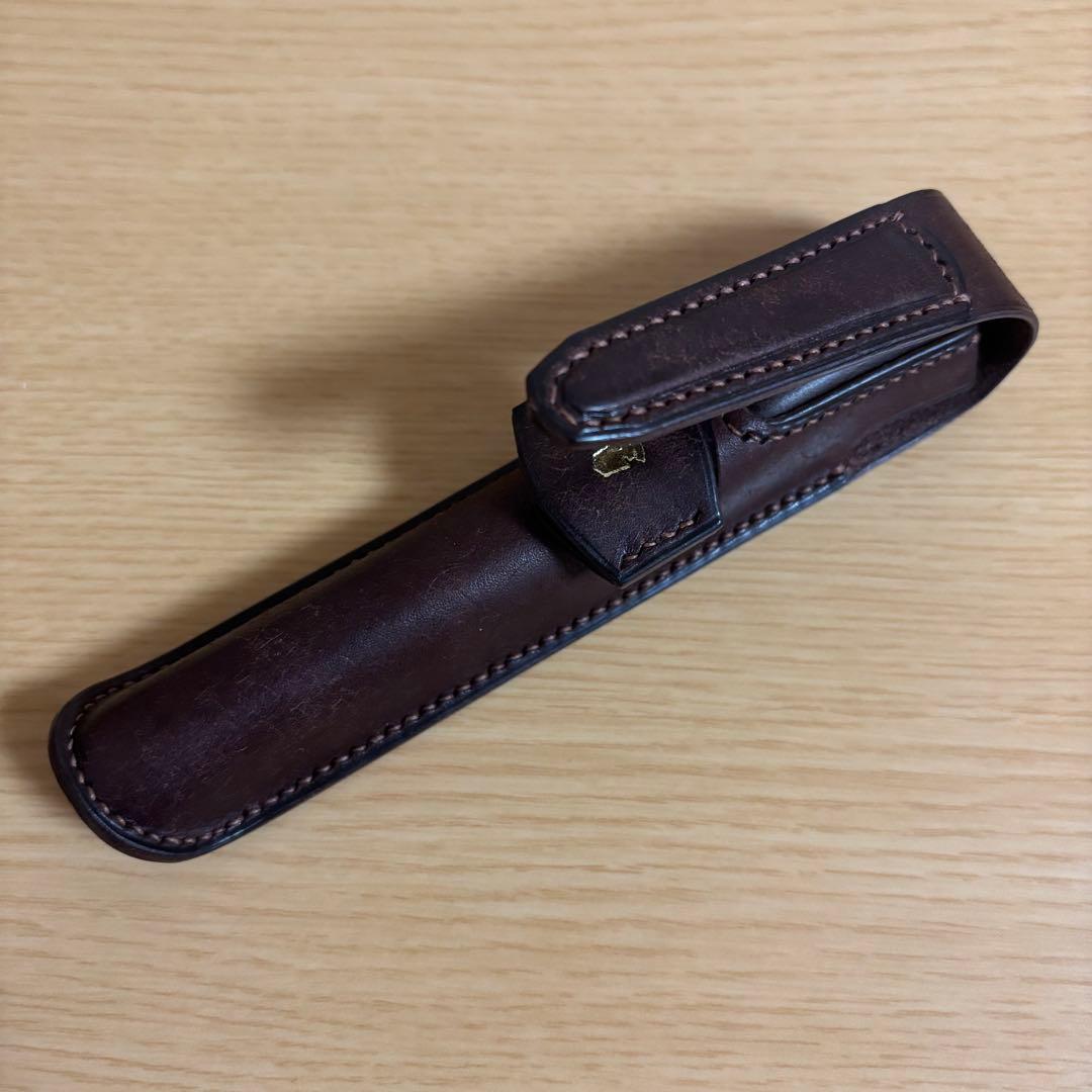 ペンシース uno(ウーノ） プエブロレザー ダークブラウン 1本差し