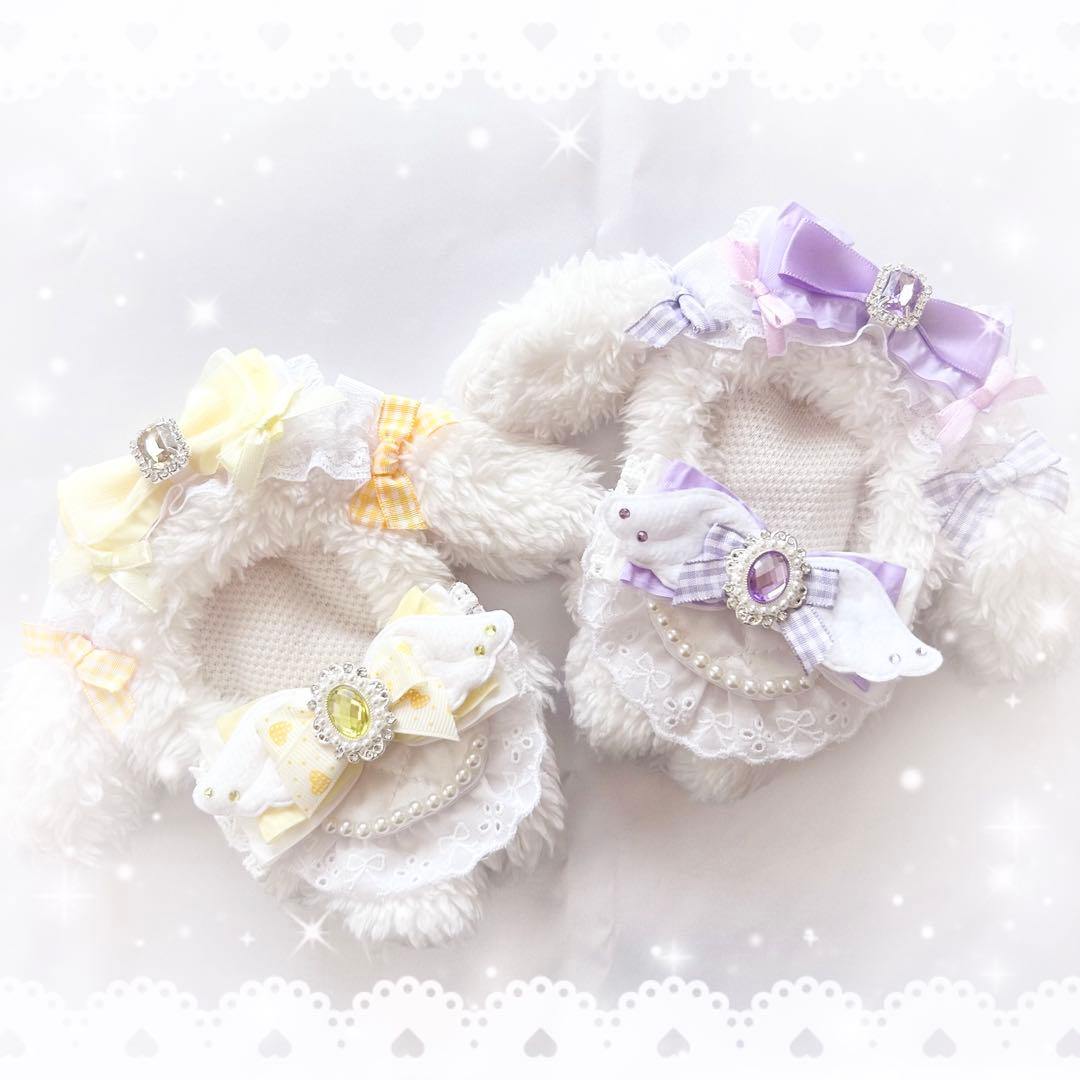 ぬい服 着ぐるみ にじぱぺっと 垂れ耳 紫 ぬい服 着ぐるみ にじ