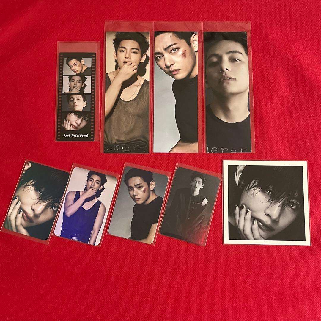 BTS ①ブックマーク・ロングステッカー・ホログラム両面フォトカード等