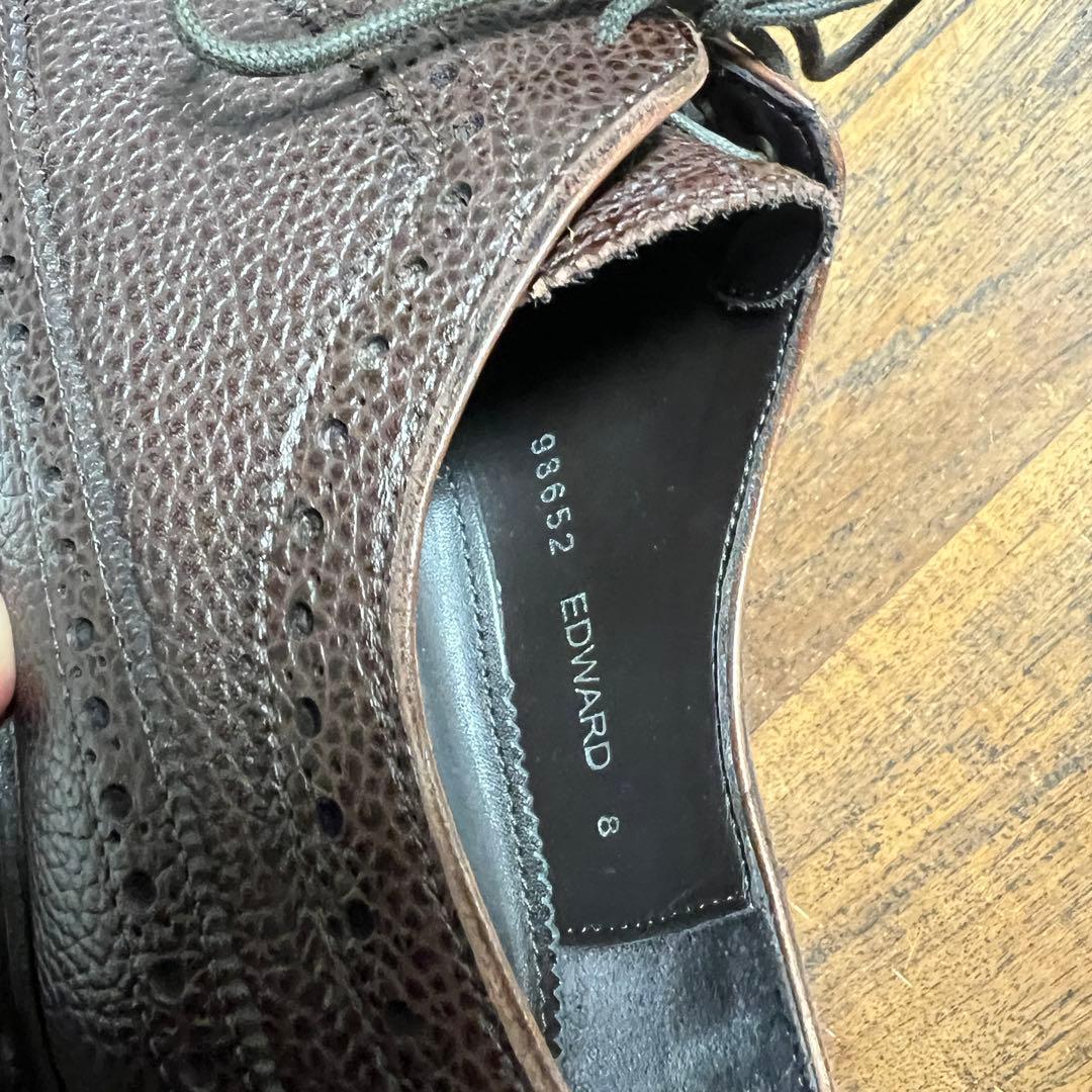 ジャランスリワヤ 98652 EDWARD ウイングチップ 8 茶 ダイナイト