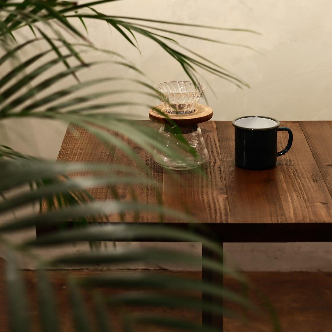 オーダー専用②｜ヴィンテージ｜足場板｜カフェテーブル｜ダークブラウン