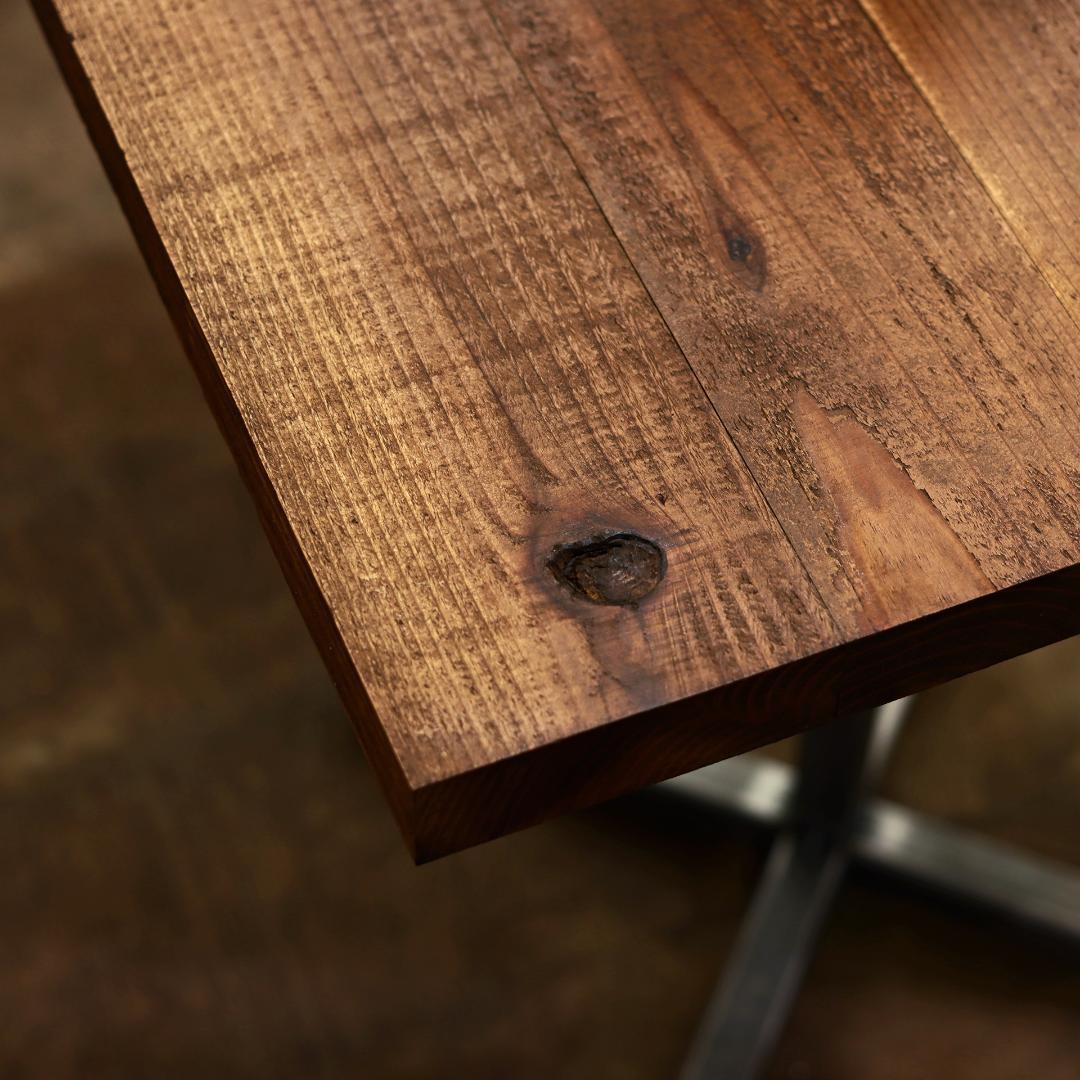 オーダー専用②｜ヴィンテージ｜足場板｜カフェテーブル｜ダークブラウン