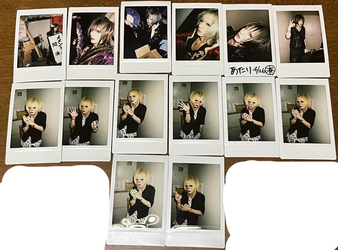 ⑦黒百合と影 烏名鳴 メメント・モリ 哀 チェキ 10枚セット ⑦