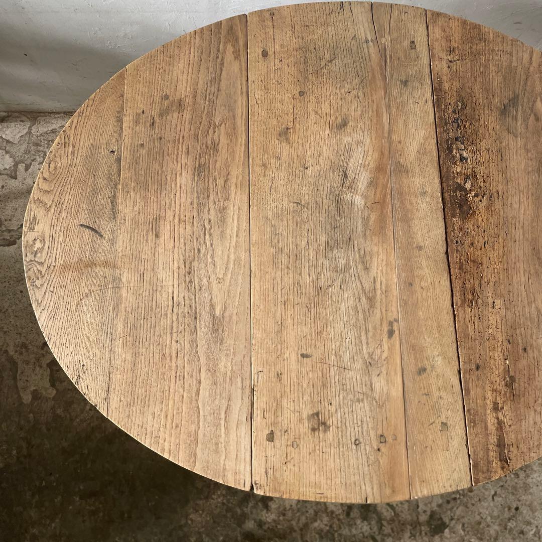 年末・年始SALE ゲートレッグテーブル ドロップリーフテーブル 剥離