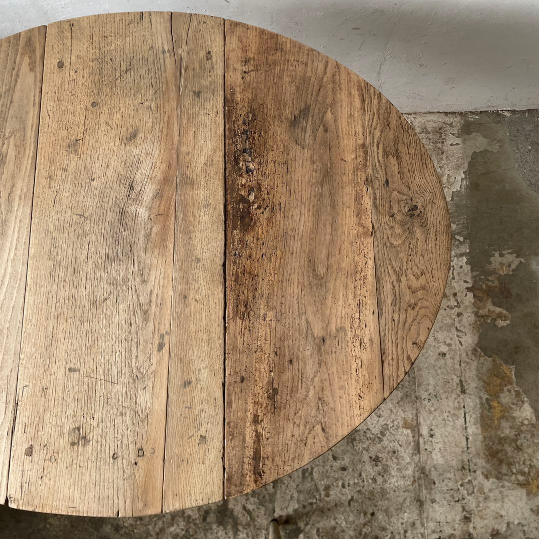 年末・年始SALE ゲートレッグテーブル ドロップリーフテーブル 剥離