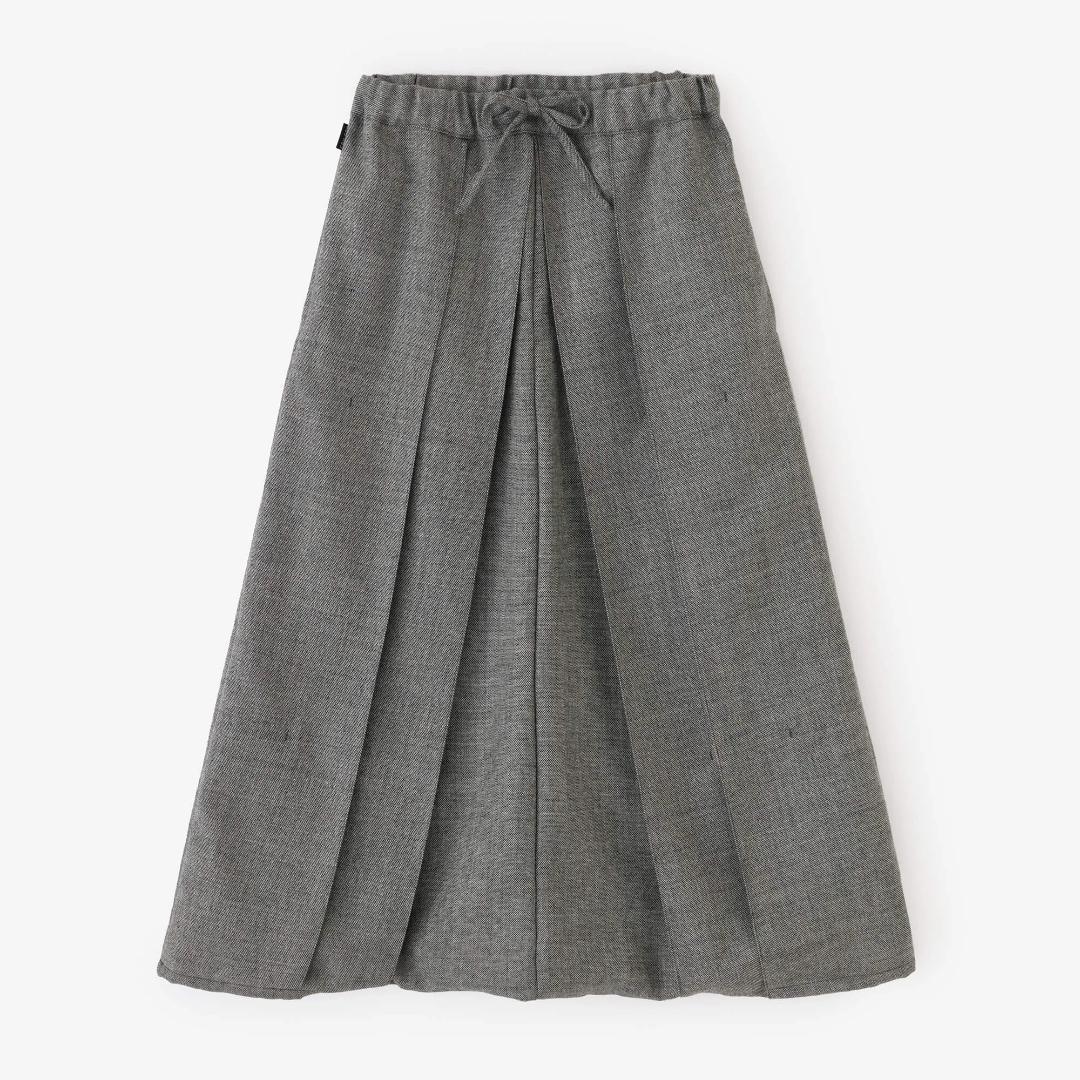 【白湯】梳毛　袴富士鈍色杢　Sサイズ