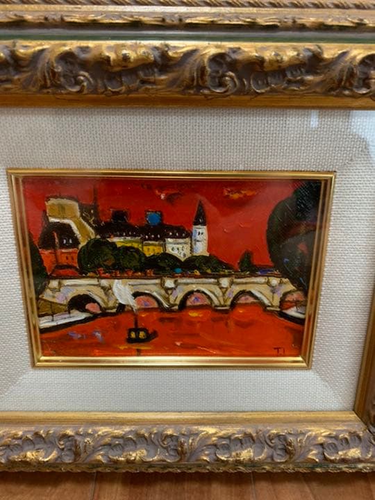 ★値引き交渉可能★ 市村司　ベネチア　油彩　油絵　絵画