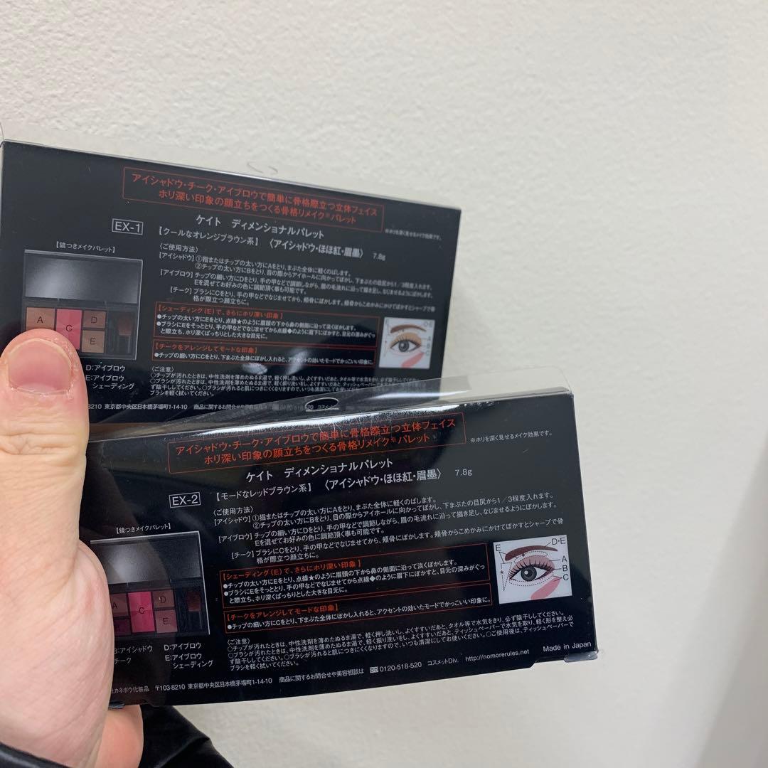 ケイト ディメンショナルパレット EX-1とEX-2合計17点