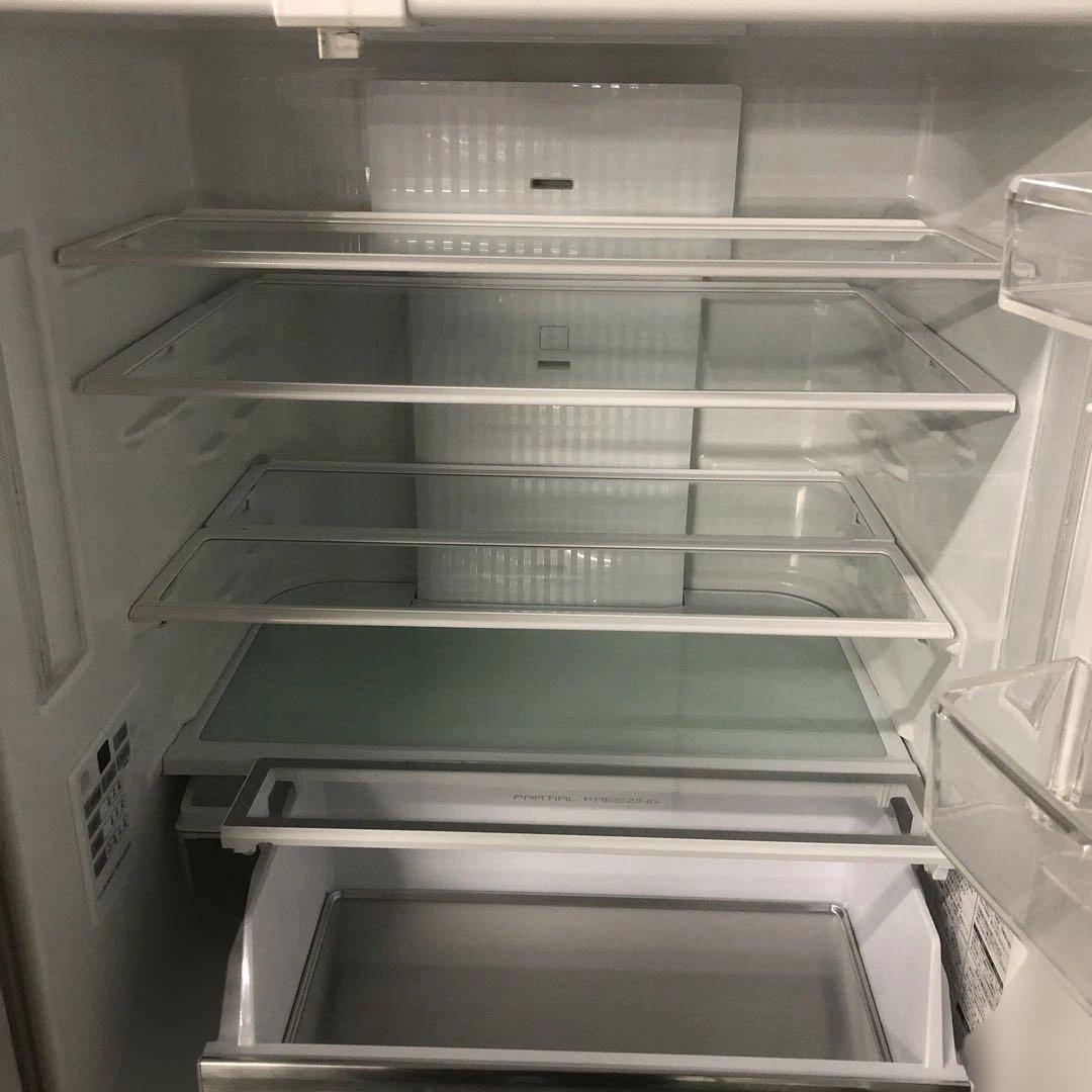 パナソニック 冷凍冷蔵庫 NR-FPM472S-W 2017年製 470L パナソニック