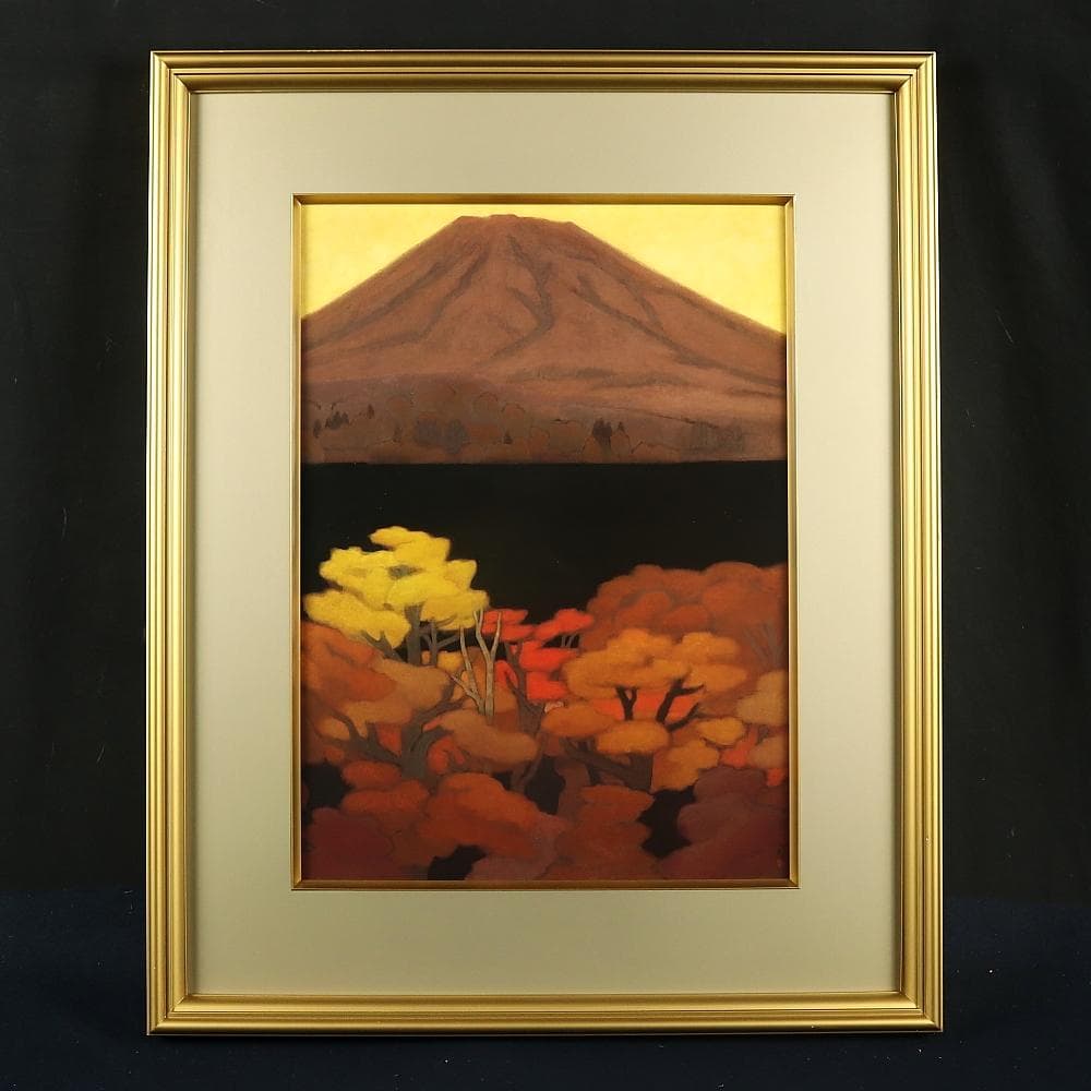 希少 文化勲章受章日本画家版画作品 東山魁夷 版画 季の詩5月 限定250