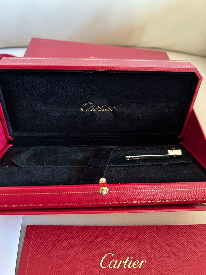 カルティエ18金プラチナボールペン