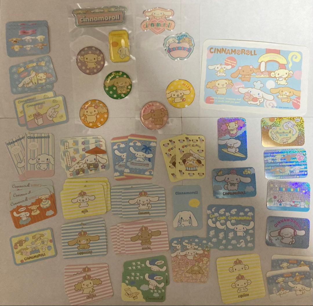 お*中様 ハローキティ・シナモロールシールセット サンリオ、ケース付き