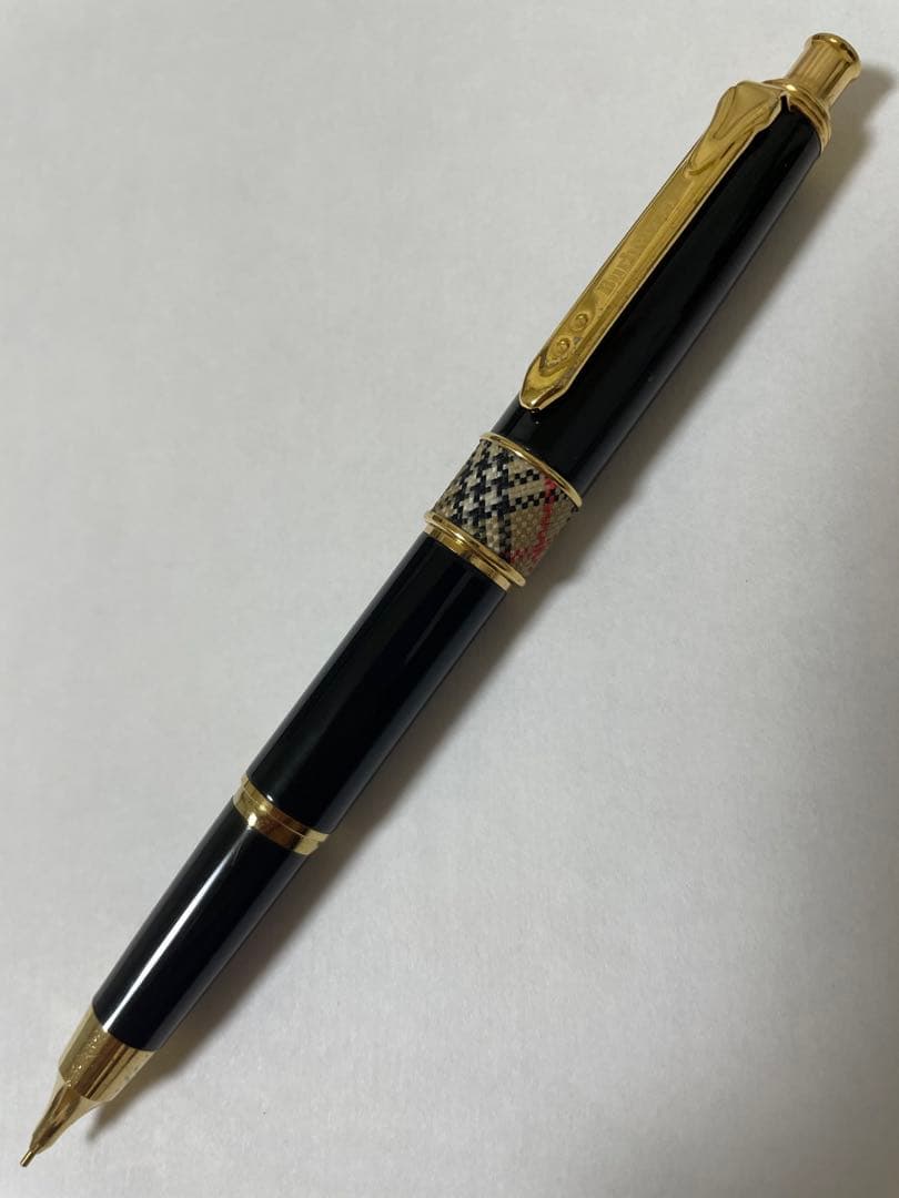 バーバリーケリー 廃盤貴重 激レア ぺんてる×バーバリー