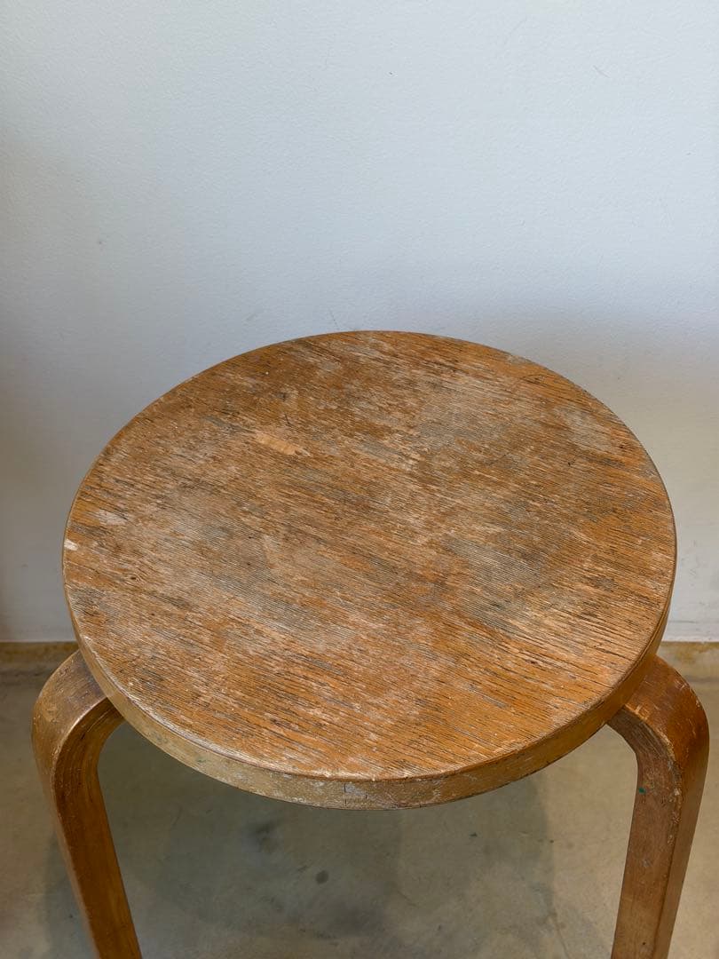 50年代 stool60 artek Alvar Aalto バックスタンプ有