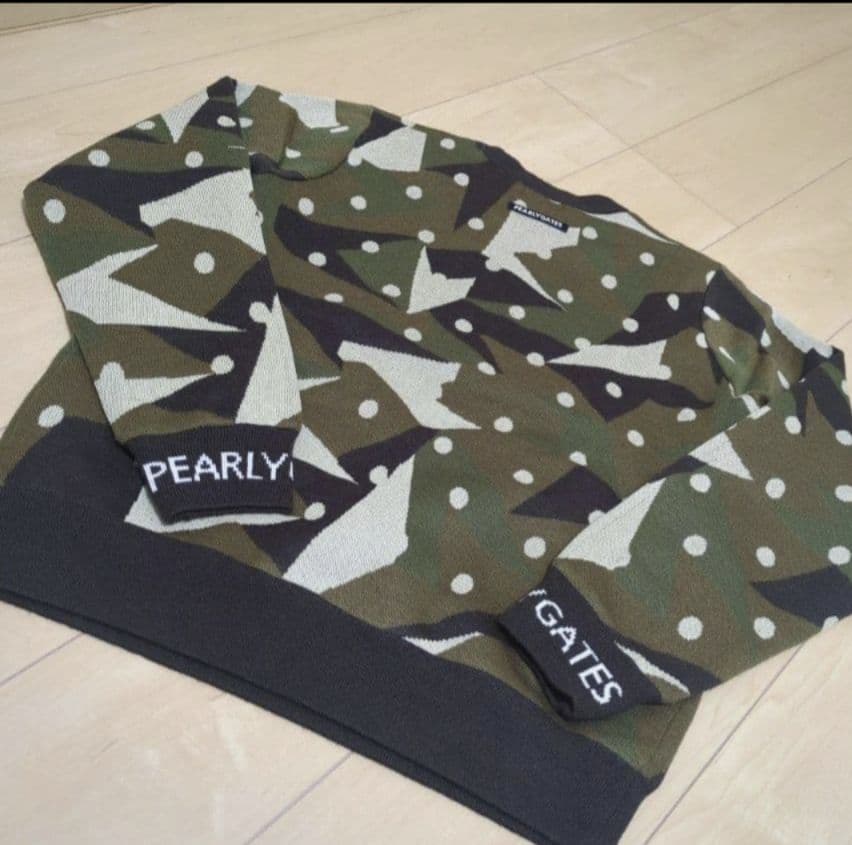 ★美品★PEARLY GATES　カシミアタッチプルオーバー二点セット サイズ1