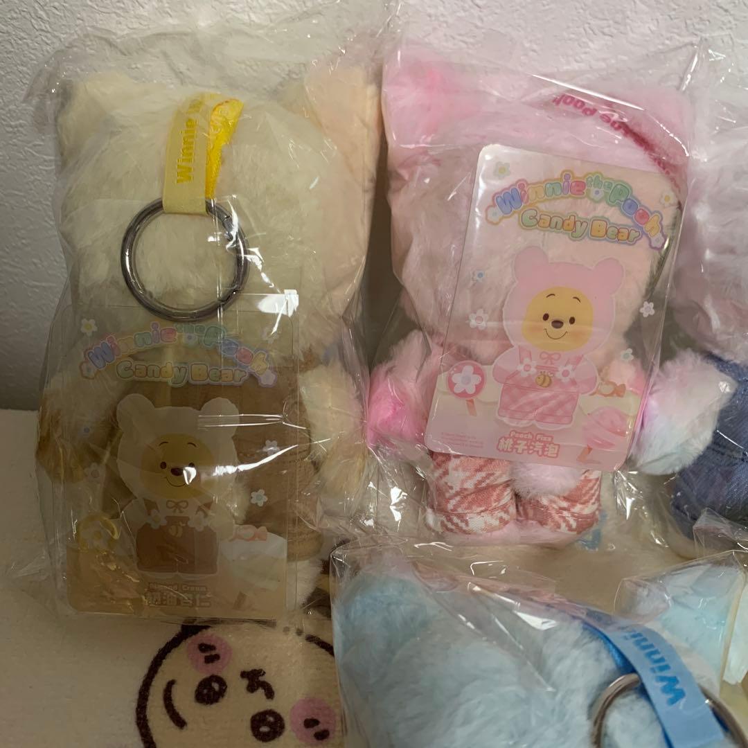 トップトイ くまのプーさん 6点　キャンディーベアシリーズ