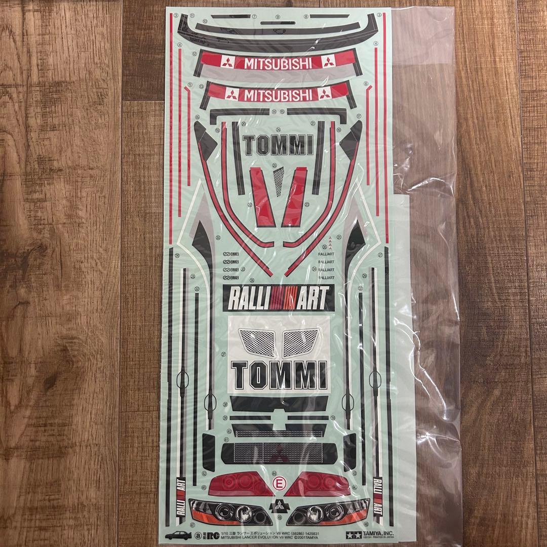 未組立 1/10 タミヤ 三菱ランサー エボリューション VII WRC