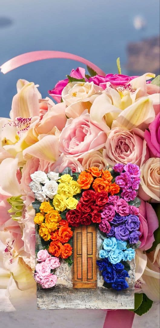 油絵 油彩 油彩画 絵 絵画 【rose door】