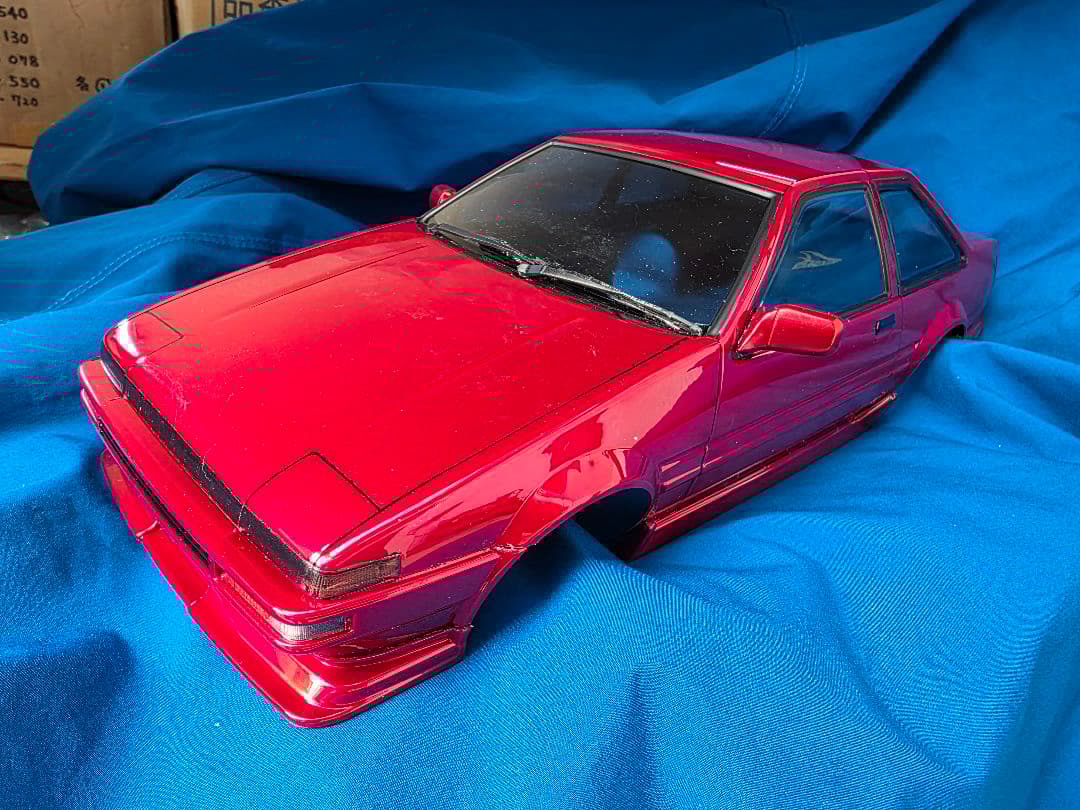 アディクション　AE86トレノ　２ドア　制作済ラジコンホディ