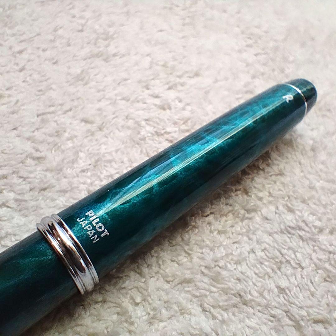 PILOT パイロット 2+1 EXECTエグゼクト 多機能ペン 緑色マーブル柄