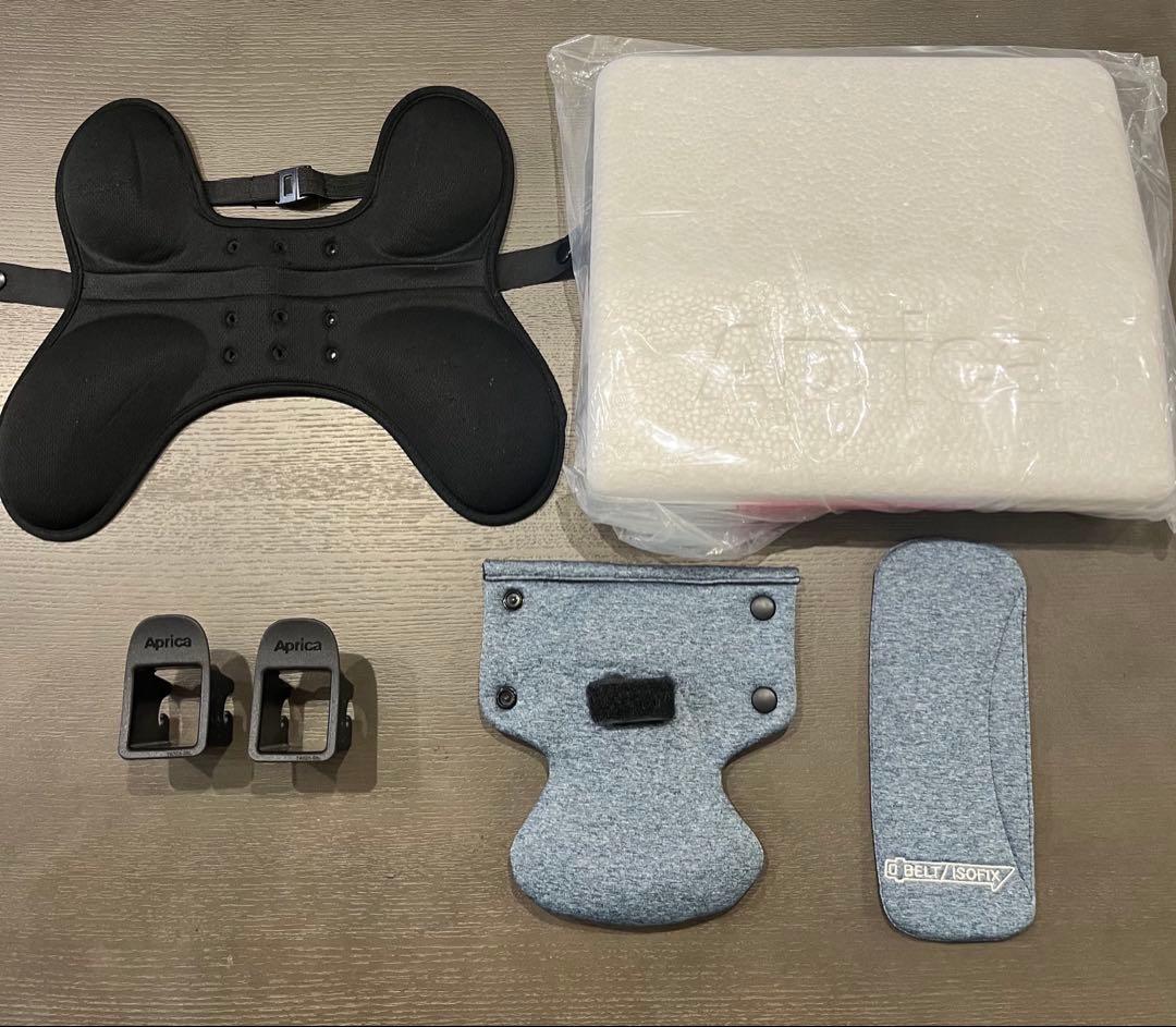 Aprica クルリラ AD ライトネイビー　チャイルドシート　ISOFIX