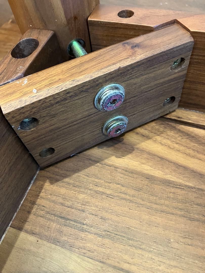 ダークブラウン 木製 ダイニングテーブル