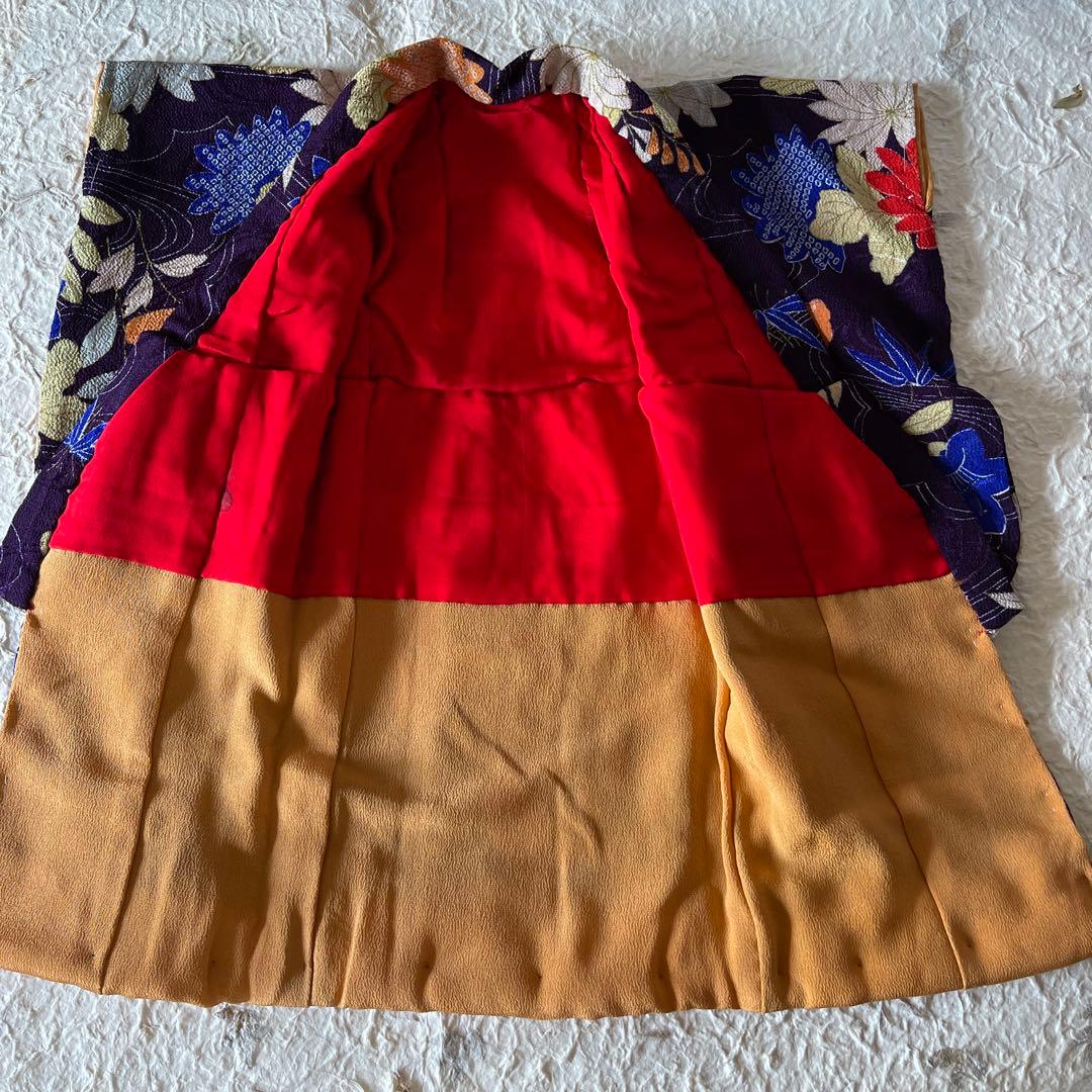 古布 紋縮緬 人形の着物 13号 2612505 - メルカリ 古布縮緬 人形の着物 12