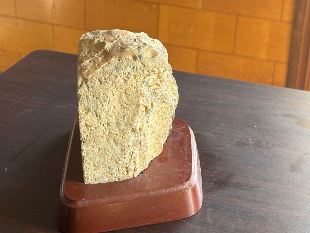 瑪瑙　めのう アゲート装飾品 木製台座付き