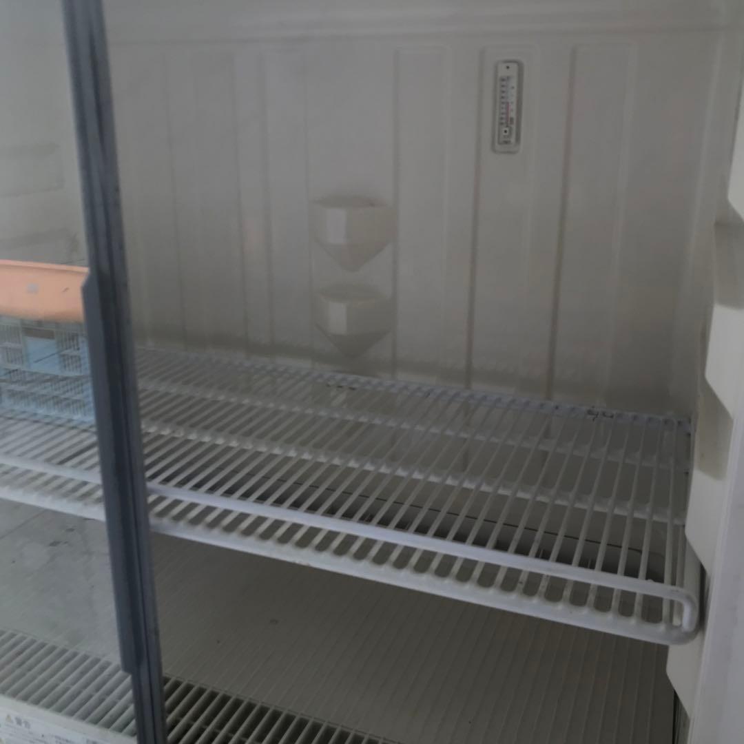 ホシザキ SSB-85AT ガラス冷蔵庫 スライド扉 2段棚