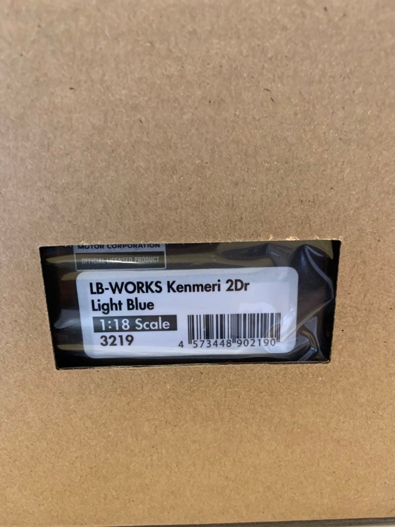 イグニッションモデル　1/18 LBWK ケンメリ ライトブルー　　3219