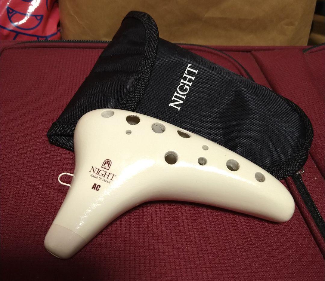 希少品 Ti Amo オカリナ ソプラノC 鳥マーク 専用ケース・説明書付き