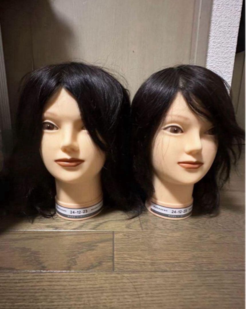 日本舞踊使用カツラ4 日本髪かつら(舞踊、演劇用)人毛、収納ケース