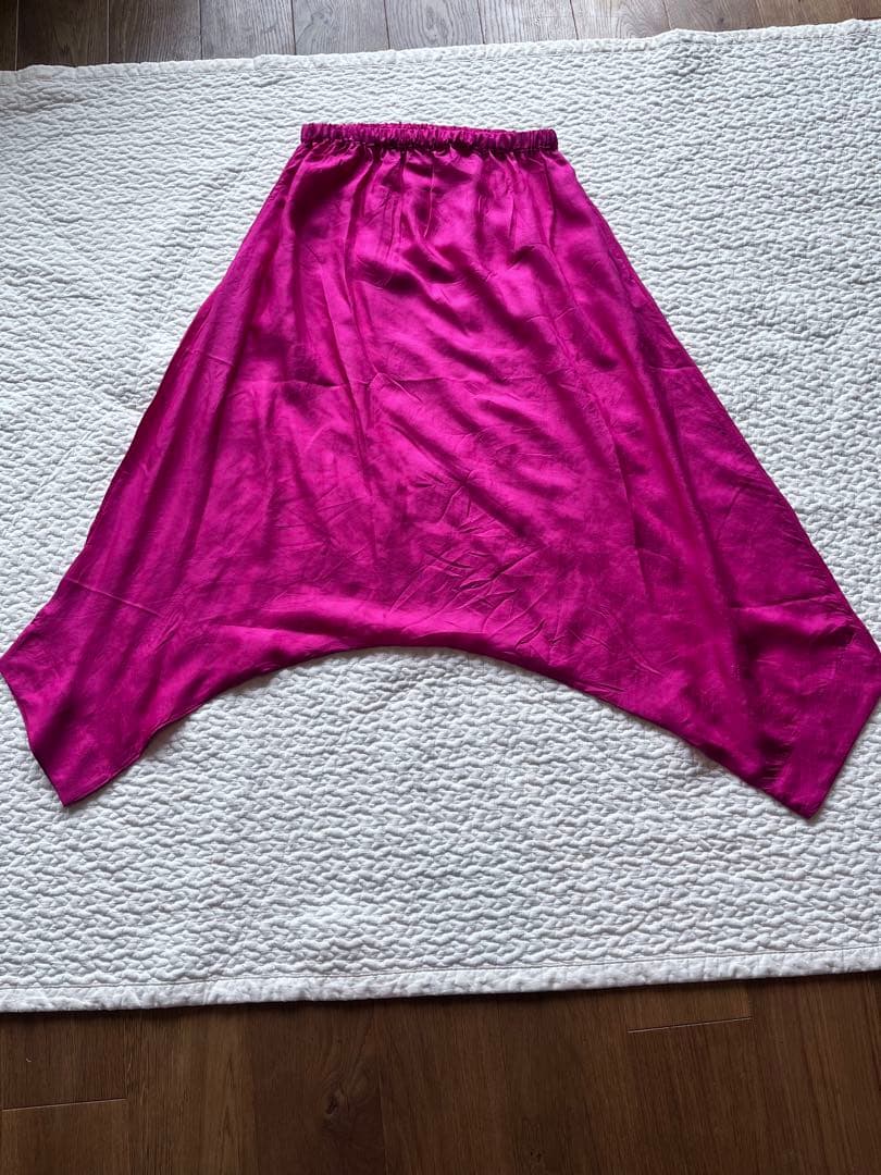 キャリコ シルク　パンツ　サルエルパンツ