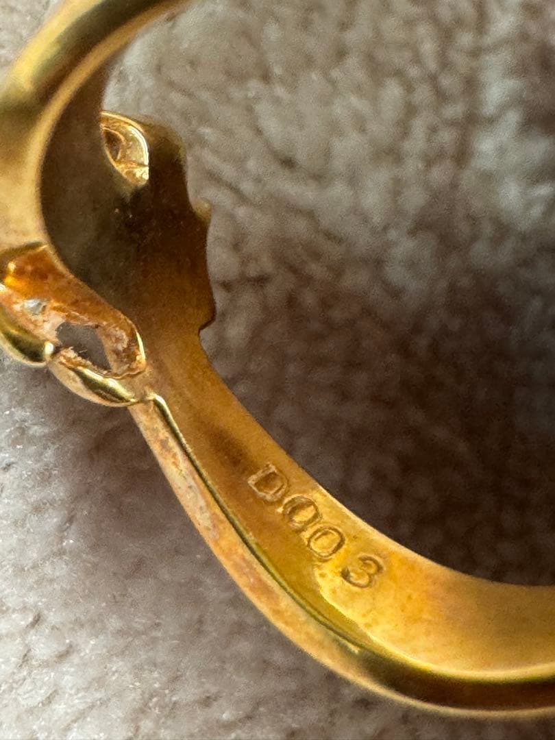 k18➕D0.03 リング