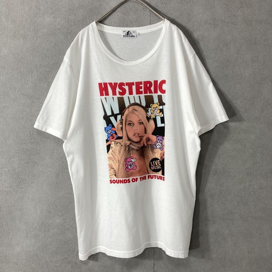 美品 ヒステリックグラマー ヒスガール Tシャツ ホワイト □ 美品