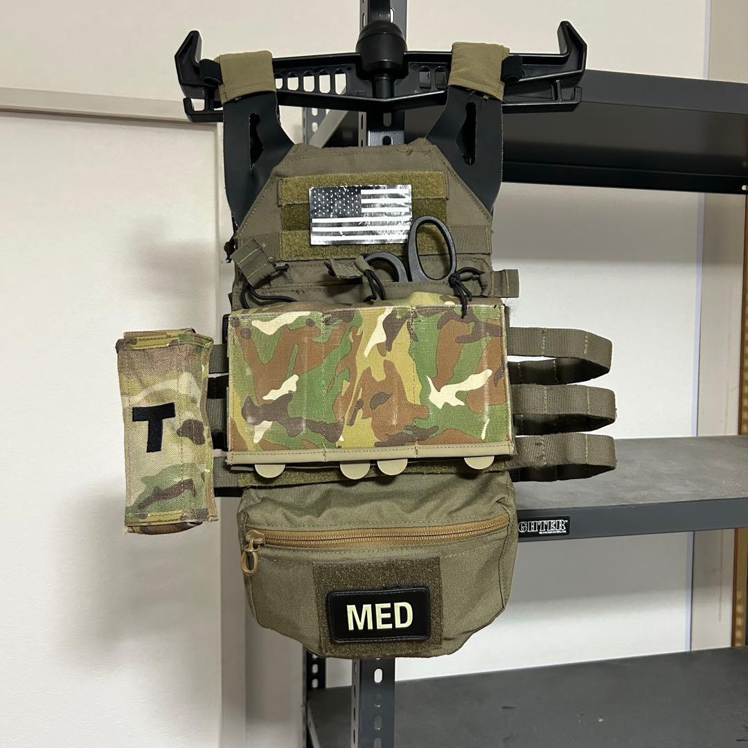 JPCセット 星条旗パッチとメディカルシザー以外は全て実物 T.REXARMS