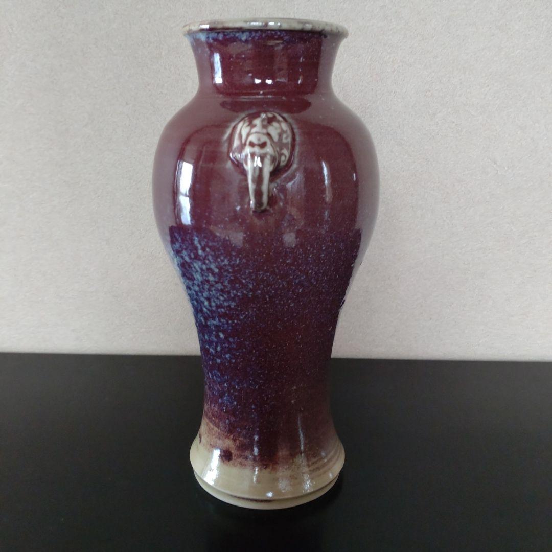 均窯花入 象耳付花入 16代永楽善五郎 永楽即全 共箱 - メルカリ