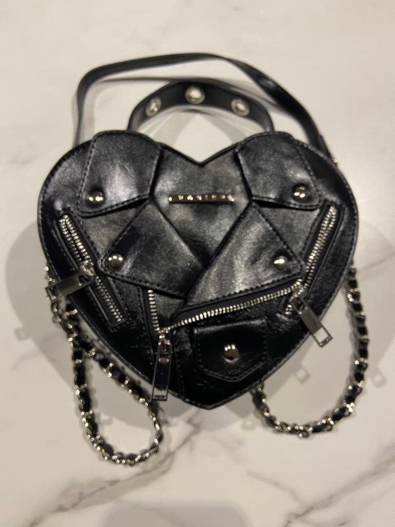 Darich ダーリッチ　ライダースライクハートミニバッグ　バッグ