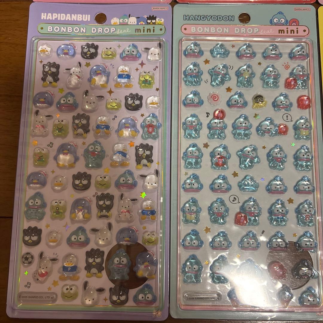 即日発送　正規品　サンリオ　ボンボンドロップシールmini コンプ 8種　セット
