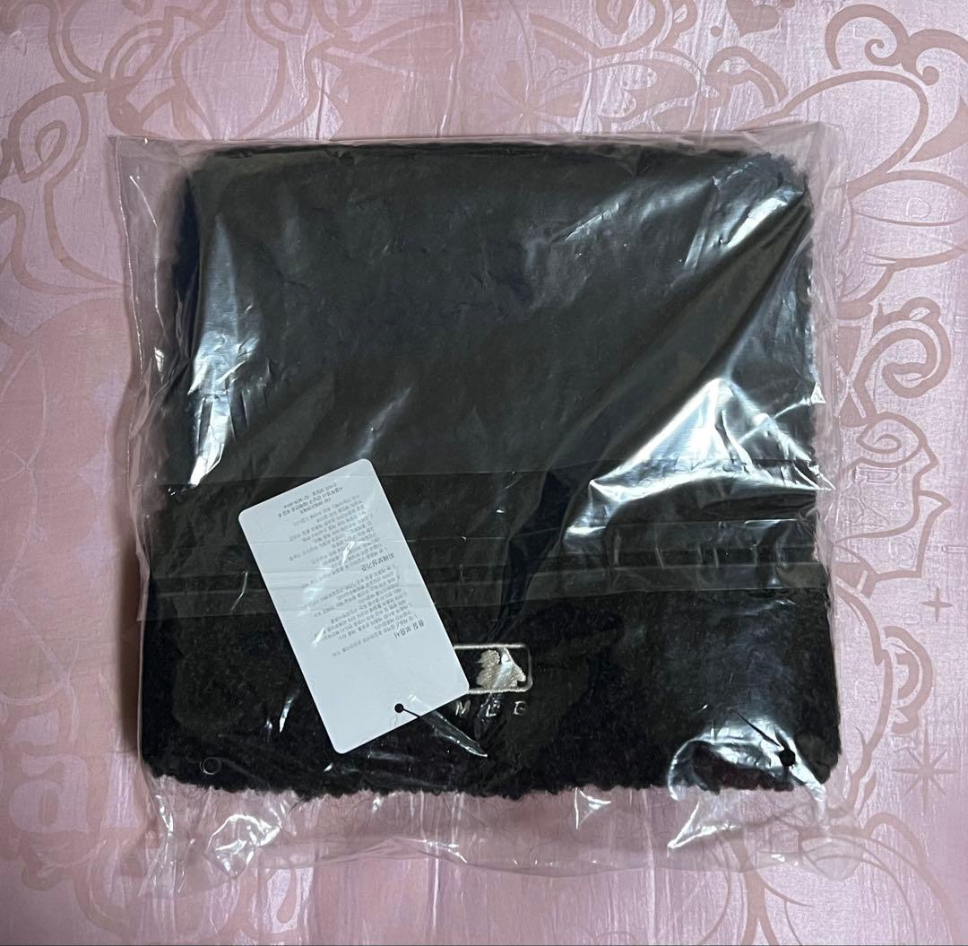 ❗️韓国限定❗️MLB プラッシュキャットビーニー ブラック カリナ着用 NY