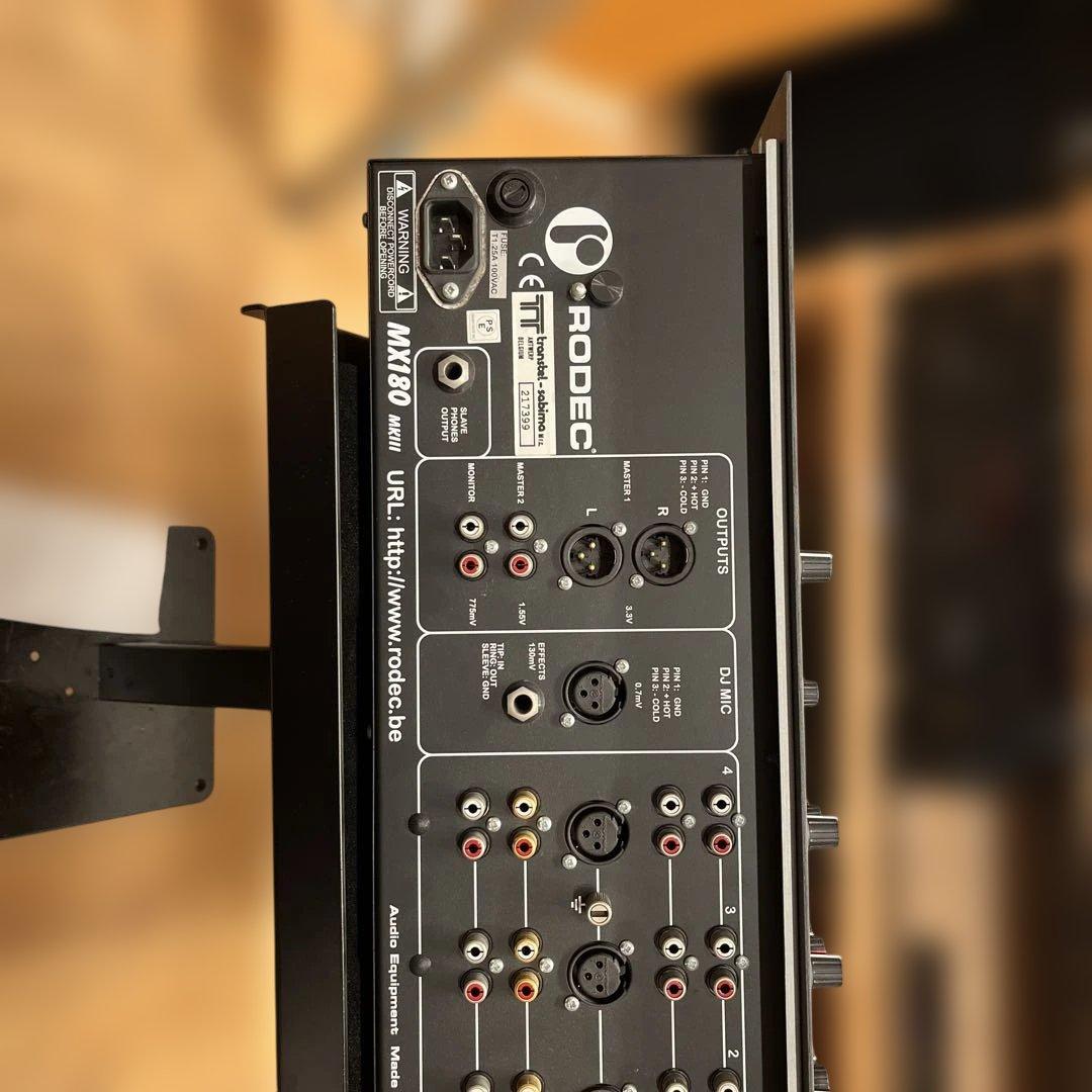 RODEC MX180 MKIII DJ mixer ミキサー 極上品 RODEC DJミキサー MX180