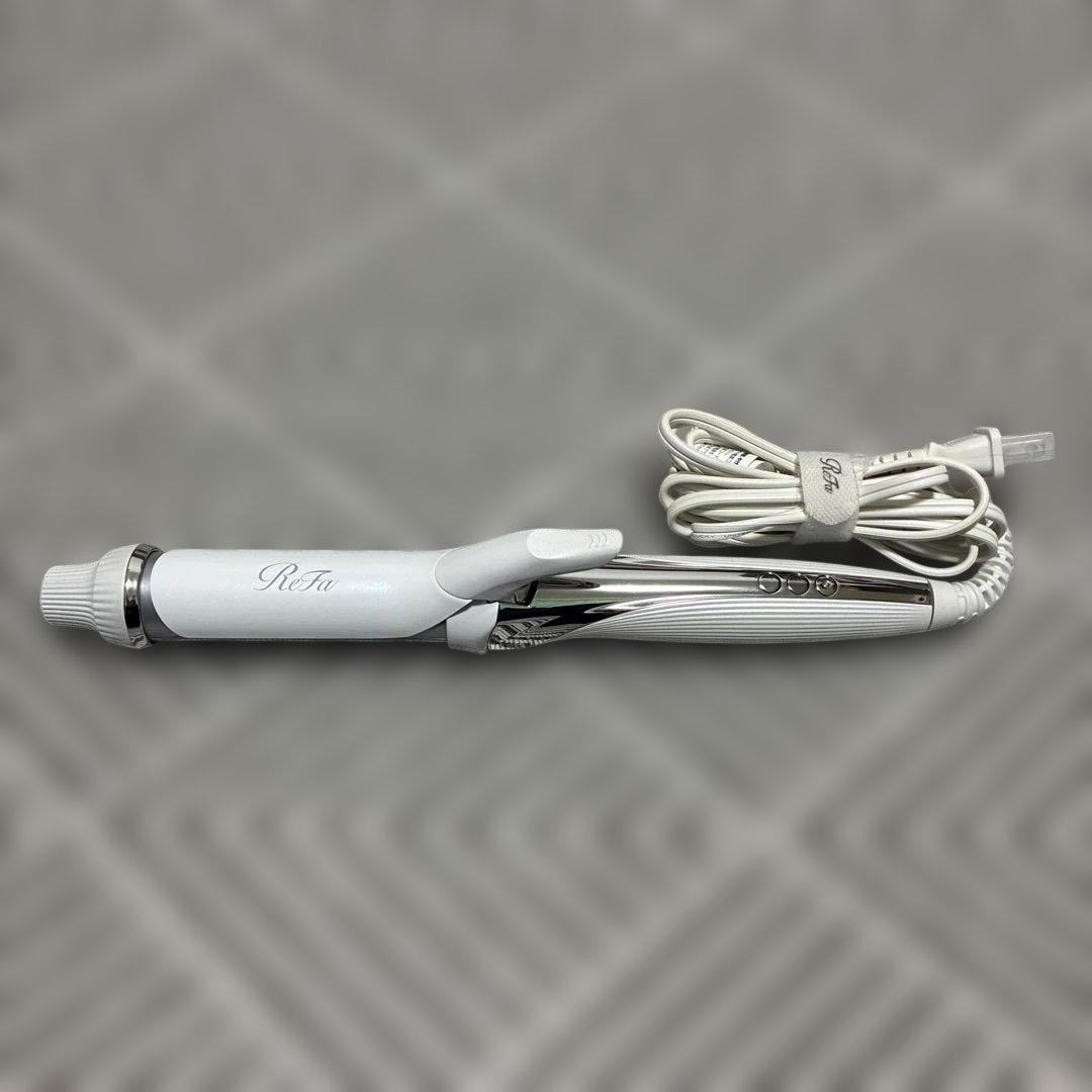 ReFA カールヘアアイロン 32ミリ ホワイト・シルバー - メルカリ