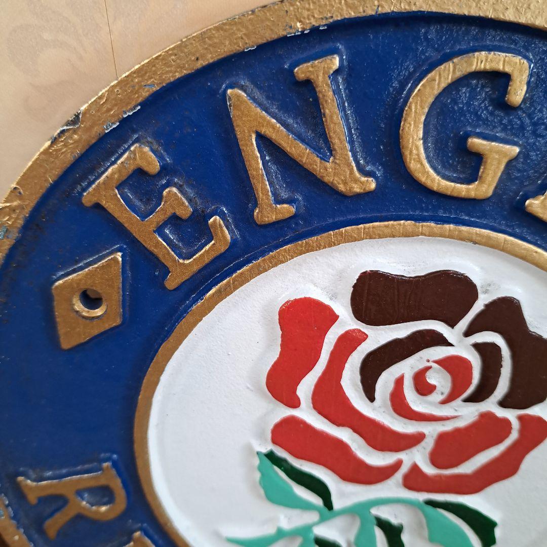 England Rugby Cast Iron Sign - The Retro Showroom England rugby