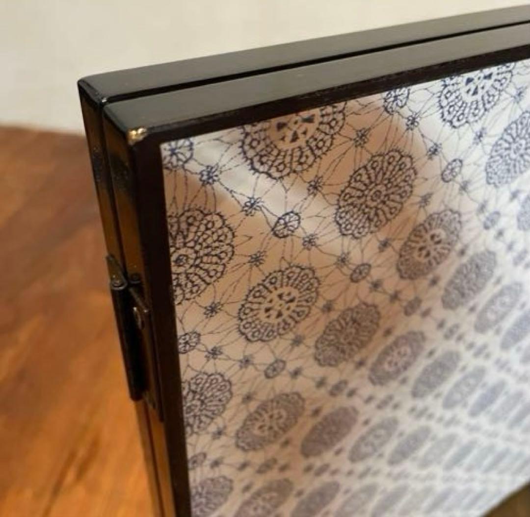 美品　押絵びな　江戸ちりめん　三枚屏風　お雛様　ひな祭り