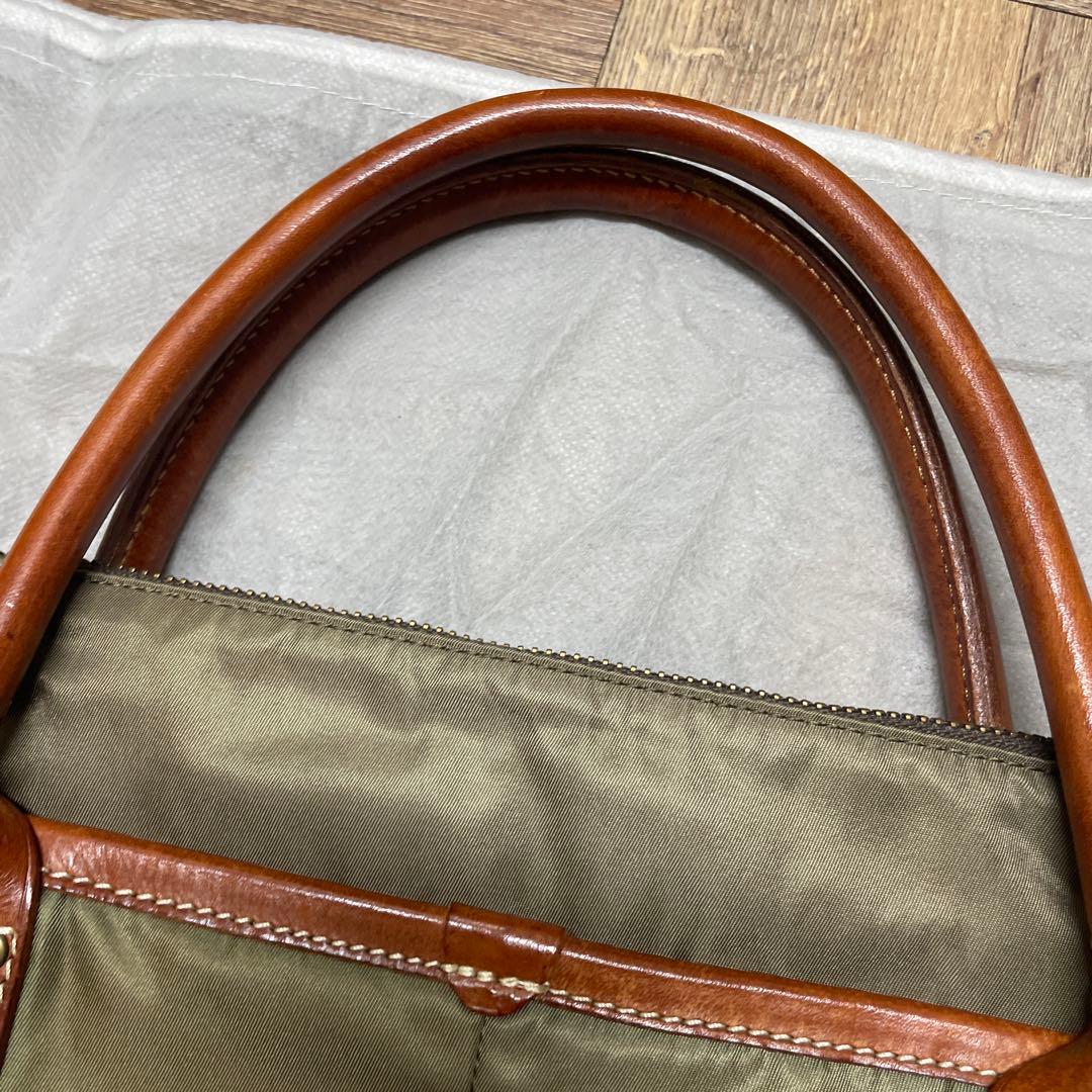 フェリージ　カーキ　ナイロンレザー　ビジネスバック　型番9236