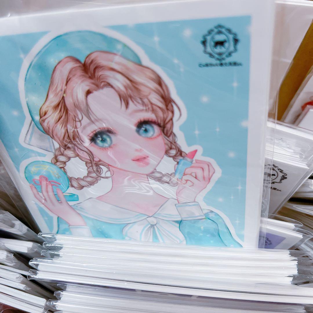 80サイズ】 人物ステッカー 装飾ステッカー まとめ売り 大量 紙モノ 80