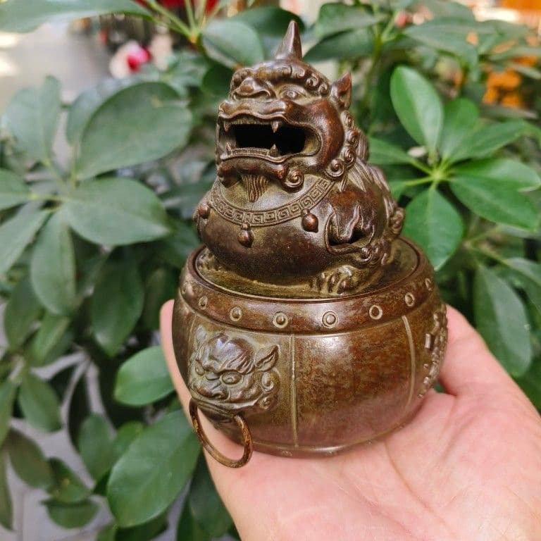 銅器 香炉 神獣香炉 香道具 茶道具 工芸品 置物