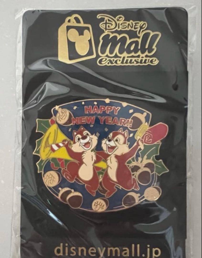 レア物】ディズニーモール限定 ドナルドチップデールピンバッジ 【レア