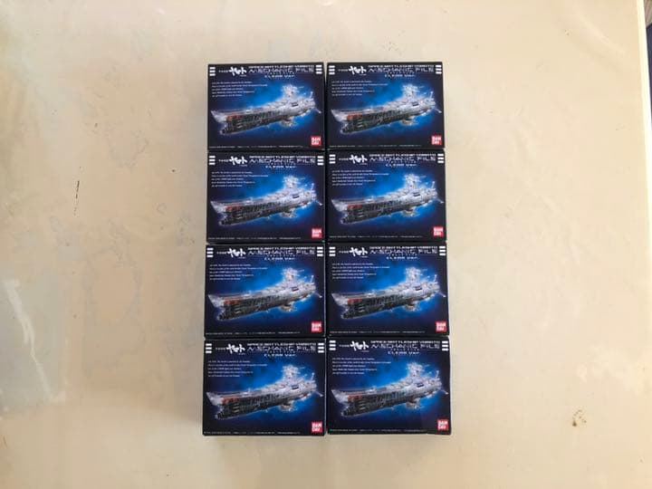 宇宙戦艦ヤマト　メカニックファイル クリアーバージョン　全8種